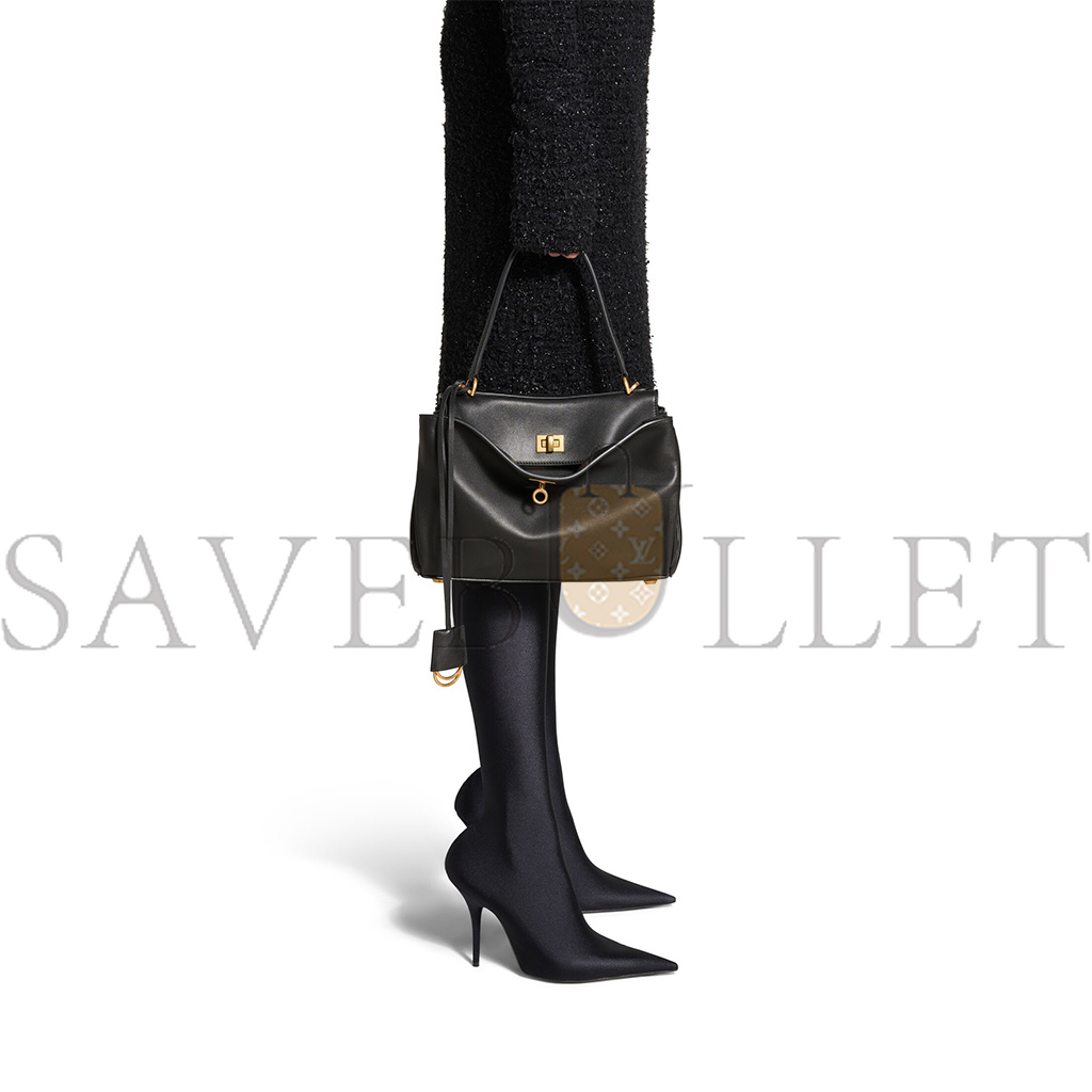 Ba*len*cia*ga rodeo small tote gold hardware (28.9*20*9.9cm)